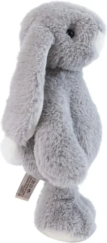 Vista 5 de DILLY DUDU Juguete de peluche de conejo gris, los mejores regalos de 10 pulgadas