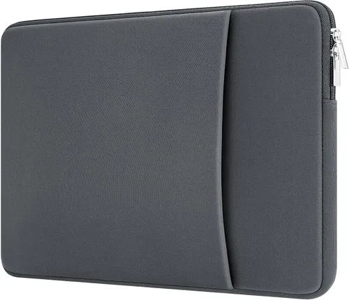 Vista 10 de Funda para laptop de 11 a 11.6 pulgadas, a prueba de golpes, funda protectora acolchada para computadora con bolsillo, compatible con MacBook Acer