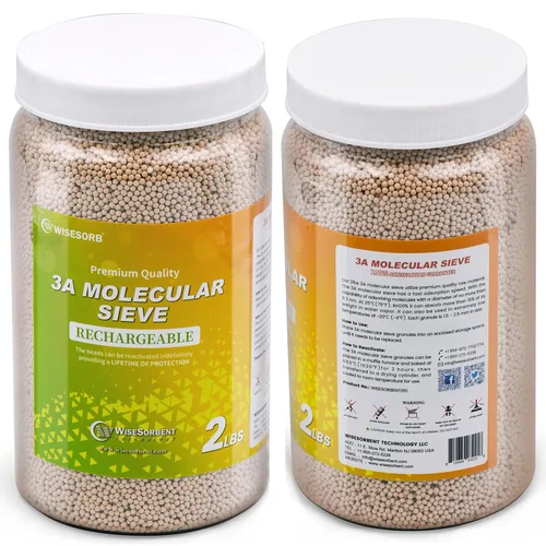 Vista 8 de Wisesorb Perlas desecantes del tamiz molecular de 2 LBS 3A, amortiguadores de humedad del deshumidificador