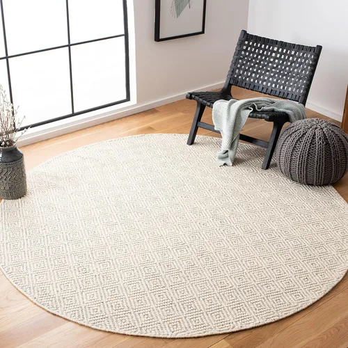 Vista 7 de SAFAVIEH Colección Natura - Alfombra decorativa de 2 x 3 pies, azul, lana hecha a mano, ideal para áreas de alto tráfico en entrada, sala de estar
