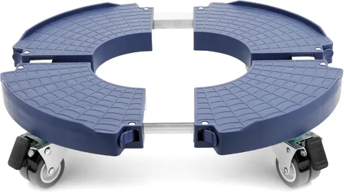 Vista 9 de W B D WEIBIDA Soporte para plantas con ruedas, resistente, base ajustable de rodillo para macetas de 15 a 21 pulgadas, organizador de macetas Negro