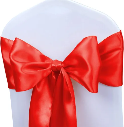 Vista 16 de Babenest Bandas de satén para silla, 50 lazos mejorados para silla, lazos para bodas, banquetes, fiestas, Pascua, Navidad, baby shower, decoración