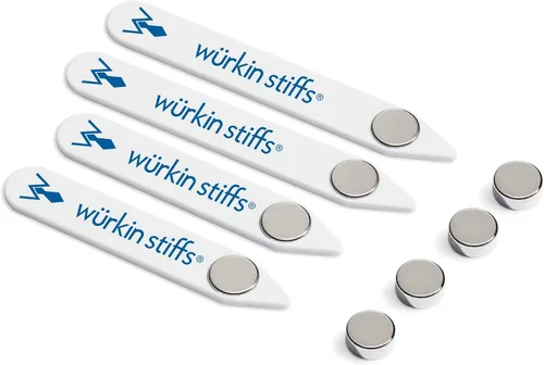 Vista 3 de Stiff-N-Stay Plastic Magnetic Collar Stays by Würkin Stiffs