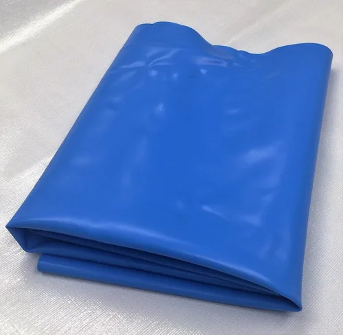 Vista 2 de Revestimiento azul para estanques de 12 x 20 pulgadas, 12 pies de ancho x 20 pies de largo en PVC azul de 30 mil (0.030 in), apto para peces/plantas