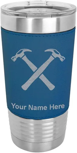 Vista 11 de LaserGram Personalized 20oz Tumbler, Hammers (Baseball Style)