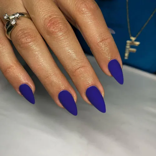 Vista 23 de Uñas postizas a presión color rosa bebé con forma de almendra, 48 piezas, uñas postizas gruesas neutras para mujeres, uñas de almendra medianas a