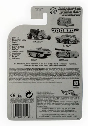 Vista 2 de Hot Wheels Primeras ediciones 2004 -# 93 Tooned 1963 Corvette #2004-93 Coche coleccionable de colección Mattel
