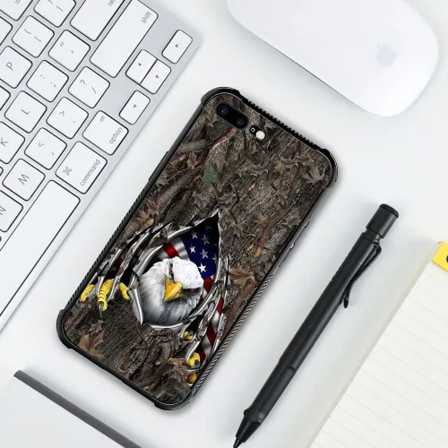 Vista 6 de DAIZAG Funda compatible con iPhone 7/8 Plus, protección completa, a prueba de golpes, antiarañazos, funda de poliuretano termoplástico para hombre