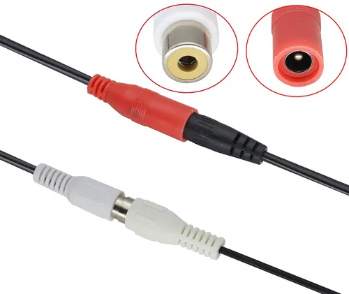 Vista 7 de Micrófono CCTV Dispositivo de recogida de cable de audio Micrófono para exteriores CCTV RCA Micrófono de vigilancia DVR Preamplificador de alta