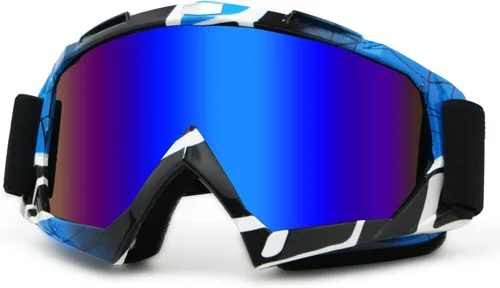 Vista 10 de Gafas para bicicleta de motocross, motocicleta, ATV, lentes para cuatro ruedas todoterreno, gafas de casco de carreras MX