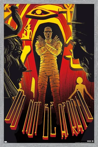 Vista 15 de Trends International Póster de pared de César Moreno con texto en inglés "The Mummy - Do Not Be Afraid by César Moreno, 14.725" x 22.375", versión