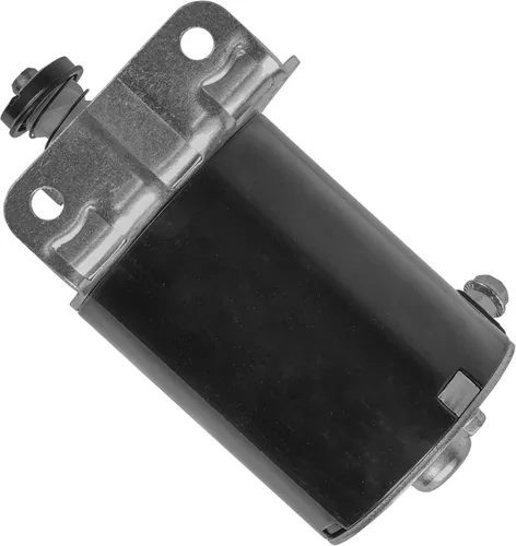 Vista 4 de Arranque Caltric Compatible con tractor de césped y jardín John Deere E100 E110 100 Series / Engranaje de acero mejorado de 14 dientes