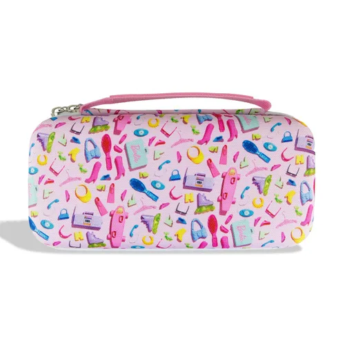 Vista 5 de Sonix x Barbie Carrying Case for Nintendo Switch 1, Protective Travel Case Barbie Dream Closet