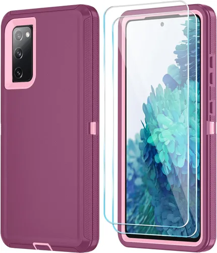 Vista 29 de ONOLA Funda para teléfono Samsung Galaxy S24 FE con protector de pantalla HD, funda para teléfono de servicio pesado resistente a golpes y caídas