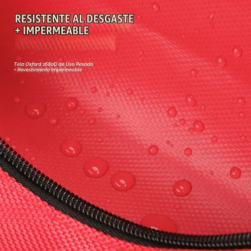 Vista 3 de Bolsas de herramientas YOOFAN - 5 paquetes de fundas para herramientas de servicio pesado con cierre, fabricadas con tela Oxford 1680D