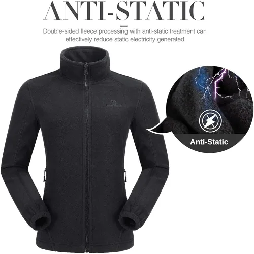 Vista 3 de CAMEL CROWN - Chaqueta de esquí para mujer, impermeable, 3 en 1, chaqueta de invierno resistente al viento, forro polar cálido, con capucha