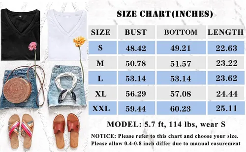 Vista 5 de Camiseta de gran tamaño para mujer, de verano, casual, de manga corta, holgada
