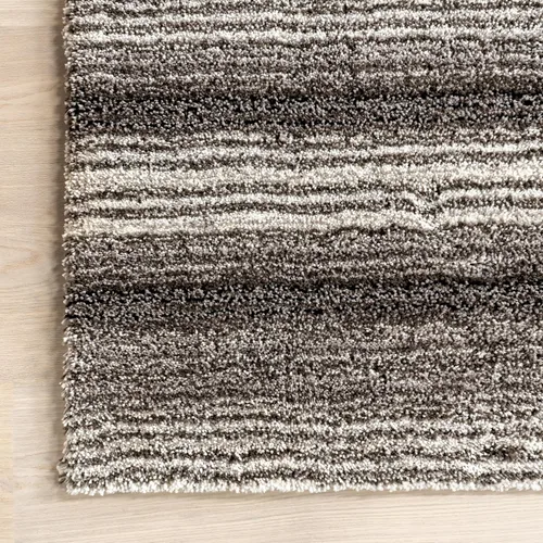Vista 9 de nuLOOM - Alfombra Classie, tejida a mano (2 pies 6 pulgadas x 10 pies), color gris