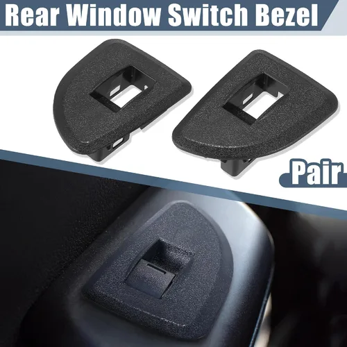 Vista 2 de X AUTOHAUX - Biseles para interruptor de ventana trasera, lado del conductor y del pasajero para Chevrolet