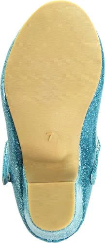 Vista 5 de Disney Zapatos - Correa plana Mary Jane con lazo para niñas, disfraz de princesa de personaje, disfraz de flores, fiesta escolar, sin cordones