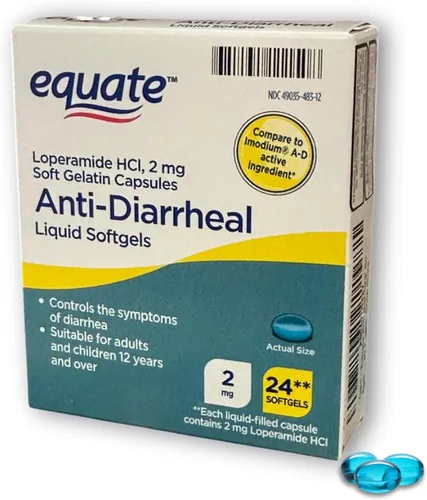 Vista 6 de Cápsulas blandas antidiarreicas - Loperamida HCl 2 mg, 24 unidades (paquete de 1), en caja por Fusion Shop Store
