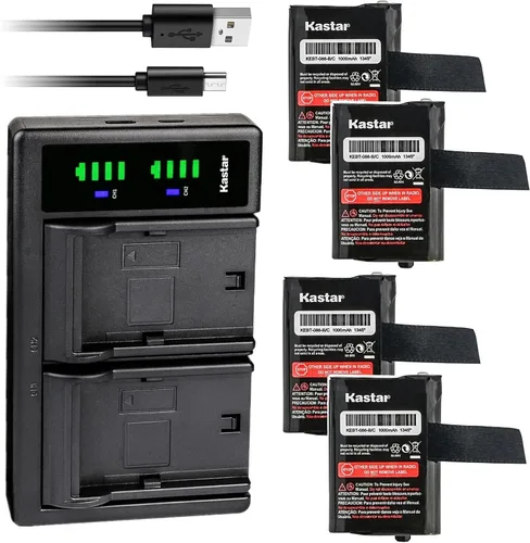 Vista 7 de Kastar Cargador de batería USB M53617 LTD2 compatible con Motorola TLKR T40 TLKR T41 TLKR T50 TLKR T61 TLKR T80 TLKR T81 T100 T100TP TLKR T80 Extreme