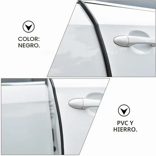 Vista 7 de Garneck Protectores de Borde de Puerta de Coche de Goma en Forma de U, Tiras de Sello de Borde de Protección de Puerta de Coche para Vehículo