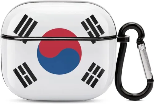 Vista 29 de Funda protectora con Bluetooth de cuerpo completo de la bandera rumana para AirPods 3, funda con llavero impreso completo
