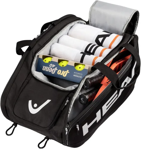 Vista 7 de HEAD Pro Pickleball Bag Negro/Blanco