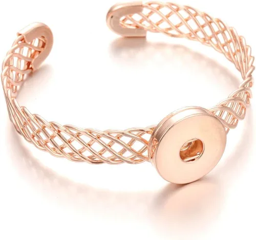 Vista 4 de Lovglisten - Pulsera de 3 piezas con cierre a presión de 0.709 0.787in ajustable