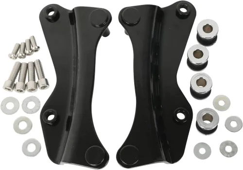Vista 8 de XMT-MOTO King Tour Trunk + almohadilla de respaldo envolvente+estante de montaje negro+accesorios de acoplamiento para Harley Touring Road King Road