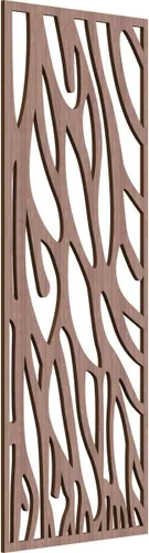 Vista 30 de 9 3/8"W x 24 3/8"H x 1/4"T Bristol Decorativos Paneles de Pared de Madera Calado, Cereza