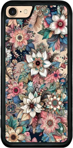 Vista 177 de Funda de teléfono Qizijio estilo azteca a prueba de golpes y protectora para iPhone 7/8/SE