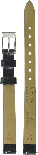 Vista 2 de Correa de reloj Tissot de piel negra, 9 (Modelo T852043159)