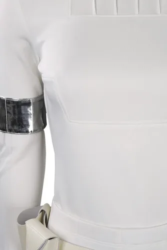 Vista 5 de Rodwake Disfraz de Padme Amidala para mujer, disfraz de princesa Leia, disfraz de cosplay de Halloween