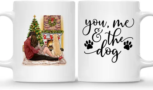 Vista 20 de Gossby Taza de café Dog Dad – Regalo para hombres amantes de los perros labrador retriever negro, regalo de cumpleaños, regalo de Navidad para papá