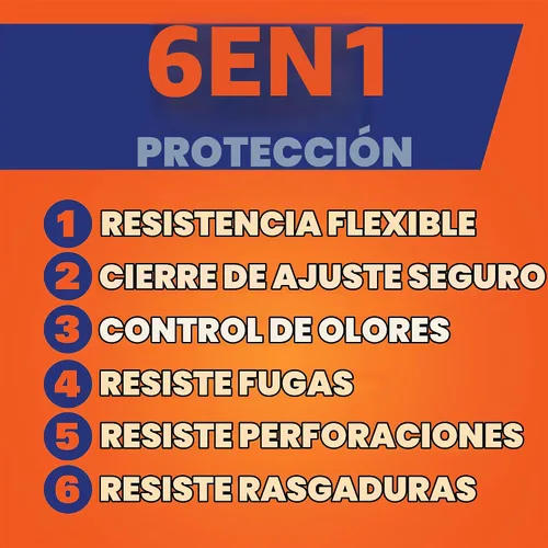 Vista 2 de Hefty Bolsas de basura ultra fuertes de 13 galones, bolsas de basura altas para cocina de tamaño de 13 galones, cierre con cordón, control continuo