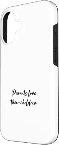 Vista 2 de iPhone 16 Parents love their children Case
