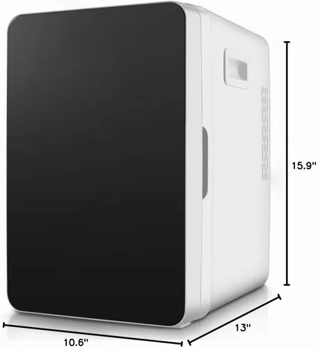 Vista 8 de Mini nevera, refrigerador compacto para Ooffice, mini refrigerador para dormitorio, congelador compacto de una sola puerta, gran capacidad de 20