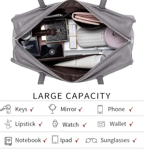 Vista 4 de BOSTANTEN Bolsos de diseñador de mujeres bolsos de cuero suave y bolsos de mano Satchel bolsa de hombro paquete con las mujeres billetera de cuero