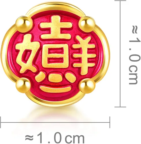 Vista 6 de Chow Sang Sang 999 - Pulsera con dije Ruyi de oro macizo de 24 quilates para mujer 91503C Metal