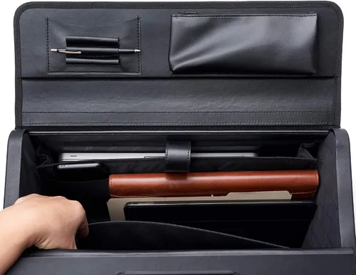 Vista 3 de Alpine Swiss Maletín para portátil con ruedas de 17" con ruedas Attache Abogados Case Legal Size Negro