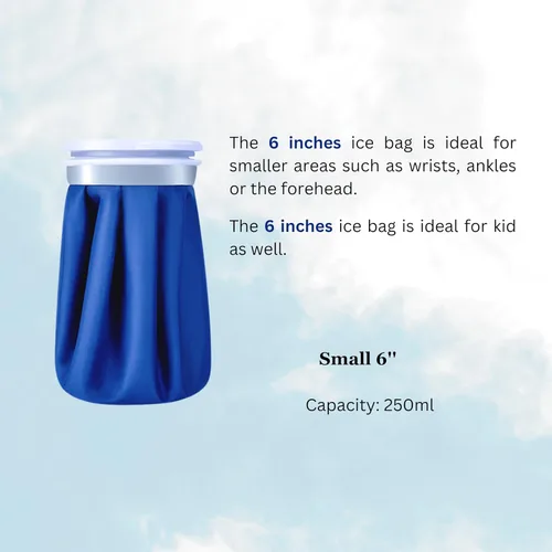 Vista 3 de Bolsa de hielo fría reutilizable REVOVIS, bolsas de hielo para agua caliente para lesiones, terapia de frío y calor, para terapia caliente es 60℃