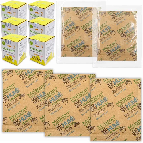 Vista 24 de Wisesorb Paquetes de control de humedad bidireccionales 49% para guitarras e instrumentos de madera - Absorbentes de humedad de 70g
