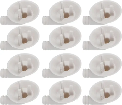 Vista 3 de Tnfeeon Air Conditioner Drain Hose, Accessories Conditioner Drain Outlet Elbow Fitting for Replacement 12PCS 4.23oz Air Hose, 1 Inch PP LeakProof AC