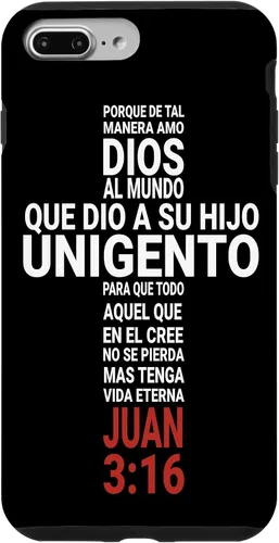 Vista 12 de Juan 3:16 Biblia Cristiana - Funda para iPhone 17