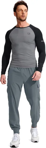 Vista 6 de G Gradual Men's Joggers Hiking Cargo Pants Multi Pockets Lightweight Quick Dry Athletic Travel Golf Outdoor