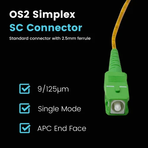 Vista 3 de SC/APC de la caja de cable del lanzamiento de OTDR al eliminador monomodo 9/125 de la zona muerta de la fibra óptica del 0.6 mi del LC/UPC G.657A1