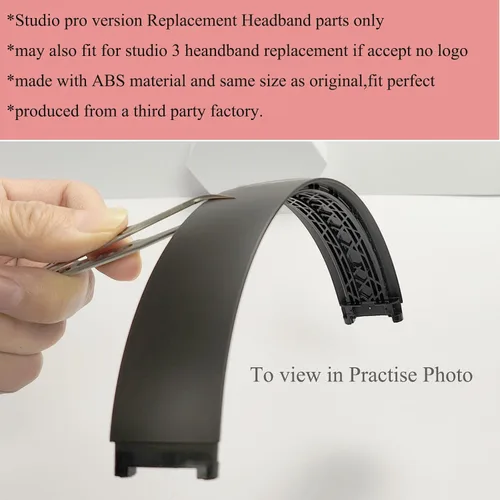 Vista 2 de Studio Pro - Accesorios de repuesto para banda de cabeza, auriculares inalámbricos Studio Pro con kit de reparación (negro)