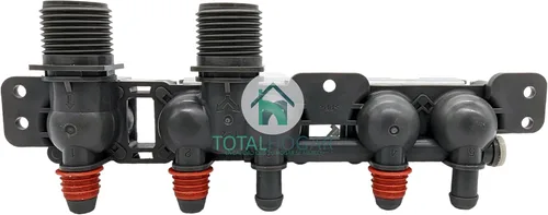 Vista 3 de LG AJU75152601 Conjunto de válvula de entrada de agua original OEM para lavadoras LG